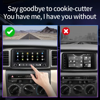 Android 8.1 Univerzálny pre Toyota Corolla Camry Vios Privia Auto Rádio Multimediálny Prehrávač Stereo Navigácie GPS Č 2din 2 din dvd