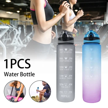 Horúce Športová Fľaša na Vodu 1000ML Bielkovín Shaker Vonkajšie Cestovné Prenosné Nepresakuje Drinkware Plastové Môj Nápoj Fľaša BPA Free