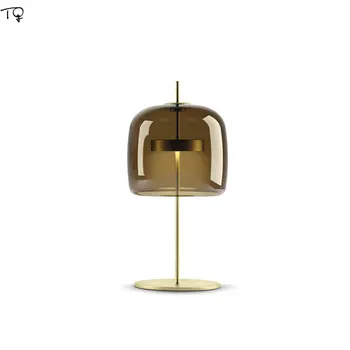 Nordic Replika Louis Arne Jacobsen Stolové Lampy, Sklo Art Decor Domov Led AJ písací Stôl Lampy Štúdia Studio Čítanie Spálňa Obývacia Izba