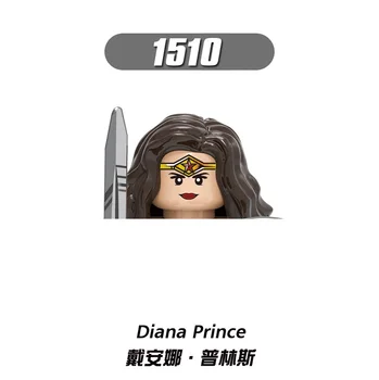 Hrdinovia Stavebné Bloky Divu, Diana Princ Gepard Barbara Minerva Steve Trevor Ares Údaje Hračky Pre Deti X0288 WM6100