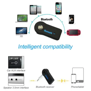Bezdrôtový Bluetooth V4.0+EDR Prijímač Audio Adaptér AUX Stereo Bluetooth, TV, PC, Bezdrôtový Adaptér Pre Auto Reproduktor, konektor pre Slúchadlá