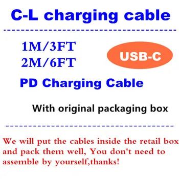 10pcs/veľa PD Nabíjací Kábel USB C Pre Telefón 12 11 Pro Max Dátový Kábel Typu C, Rýchle Nabíjanie USB-C Core nové okno