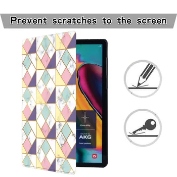Pre Samsung Galaxy Tab A7/Tab S6 Lite/Kartu A A6 10.1/Tab 9,7/Tab S5e/Tab 8.0-Palcový Kožené Stojan Tabletu Kryt Puzdro + Dotykové Pero