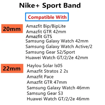 20 mm/22mm sledovať pásmo pre Huawei GT/2/2E/Pro Samsung výstroj s3 Frontier/S2 náramok Galaxy sledovať 46 mm/42mm/Aktívne 2/3 45mm Remienok