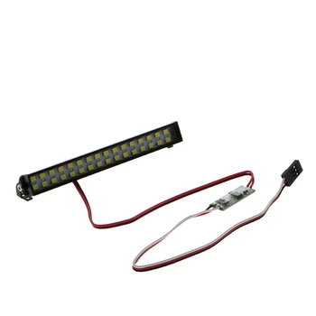 LED Strešné Svietidlo Svetelný Panel pre 1/10 RC Crawler Traxxas Trx4 SCX10 90048 D90