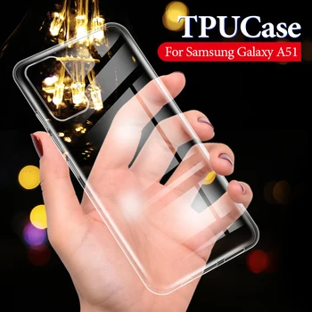 Luxusné TPU puzdro pre Samsung Galaxy F41 M51 M31 M11 A71 A51 A31 A11 A21 Ochranný kryt pre galaxy a70 a50 a50s a40 a30s a20 a10