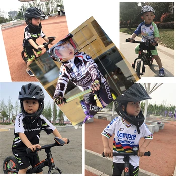 Jumbo Visma Priedušná Deti Cyklistika Jersey Šortky Nastaviť Žiarivú Ružovú Deti Cyklistické Oblečenie Chlapci Dievčatá V Lete Požičovňa Raphaing