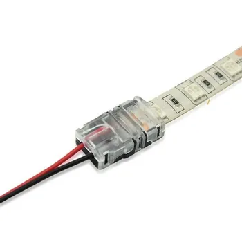 10pcs 2pin 4pin 5pin LED Pásy Konektor pre Jedného RGB RGBW Farba 3528 5050 LED Pásy na Drôt Pripojenie Pomocou Svorkovnice