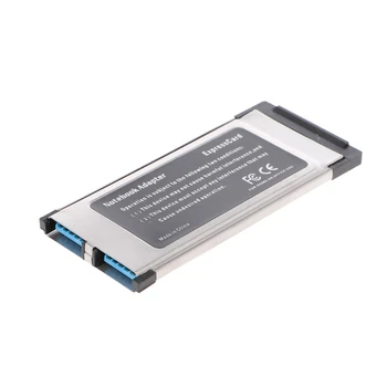 2021 Novej karte PCI-E slot karty PCI Express 2 Port USB 3.0, 34 mm Expresscard Karty Converter Adaptér