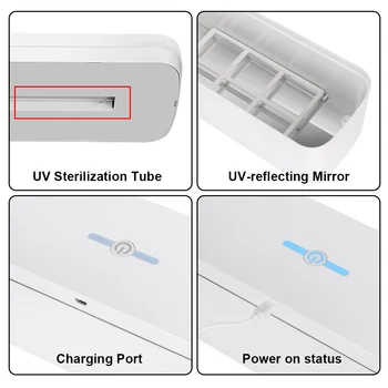 UV Dezinfekcia Box na Vibrátor, Dildo Vibrátor Príslušenstvo Úložný Box Dospelých Produkt Sterilizácia a Dezinfekcia Hračiek Sexu