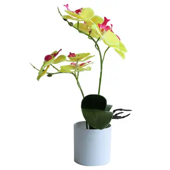 Umelé Bonsai Živé Opotrebovaniu Č Withering Orchidea Simulácia Bonsai Kvet pre Garden Bonsai Umelé Kvety v Črepníku