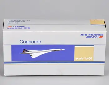 Deti Hračky Lietadla Concorde 1: 400 Air France 1976-2003 Diecast Kov Biely Vozidiel Mini Lietadlo, pre Deti Darček