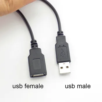 USB 2.0 Samica Samec Jack 0,3 m 1m 2m 2 Pin 4 pin Napájanie Nabitia Nabíjanie Deta Kábel Kábel Predlžovací Vodič DIY 5V Adaptér