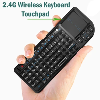 Ergonomické 2.4 G Touchpad Klávesnica Bezdrôtová Klávesnica Vzduchu Lietať Myši Originálne Ručné Mini Pre Samsung, LG Android Tv, PC, Notebook