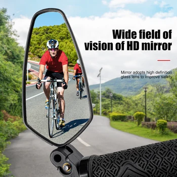 Požičovňa Zrkadlo Riadidlá Spätné Zrkadlá Nastavenie Široký Uhol Bicykli Jazda Na Bicykli Širokú Škálu Späť Pohľad Reflektor Cyklistické Príslušenstvo