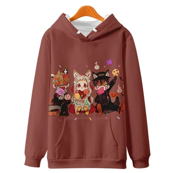 Nové Anime Wc Hanako kun Hoodies Unisex 3D Vytlačené Mikina pre Mládež Dlhý Rukáv Hip Hop Muži, Ženy, Deti Jar cartoon hoodie