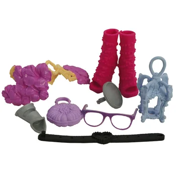 Topánky, Okuliare, Klobúk Príslušenstvo Pack pre 1/6 Barbie Monster High BJD Bábika Hrať Dom Dievča Vianočné Hračky