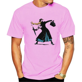 2021 Voľný čas Módne bavlny O-neck T-shirt Mužov Banksy Mary Poppins Módne zábavné novinka tričko ženy