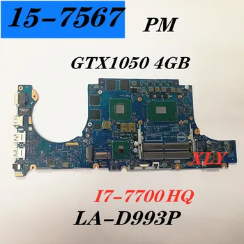I7-7700HQ GTX1050 4GB pre DELL Inspiron 15 7467 7567 doske BBV00/10 LA-D993P Kompletný test doprava zadarmo