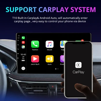2DIN Android 10.0 autorádia Pre Honda Oslobodený 2008 - 2016 Auto Multimediálne Video Prehrávač Auto Stereo GPS 2 Din DSP Dvd CarPlay IGO