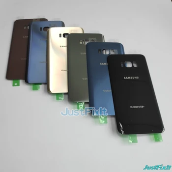 Pôvodný Pre SAMSUNG Galaxy S8+ S8 Plus G955 G955F Späť Kryt Batérie Dvere, Zadné Sklo Bývanie Prípade Vymeňte Kryt Batérie