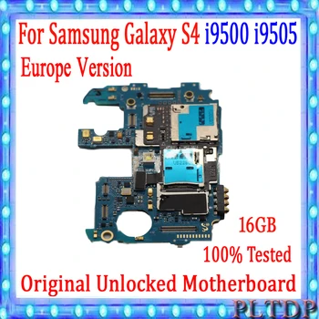 Oficiálna Verzia Pre Samsung Galaxy S4 i9505 i9500 Vymeniť základnú Dosku S Plnou Čipy IMEI Logic board 16GB test Doske