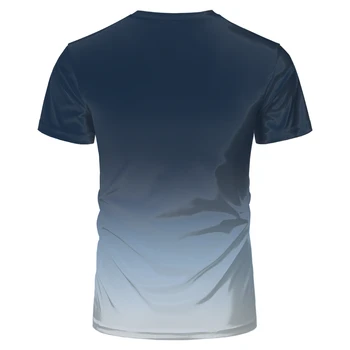 2020 pánske T-shirt O-krku určených pre fitness ukazuje silné svaly O-neck T-shirt, módne trendy-krátke rukávy