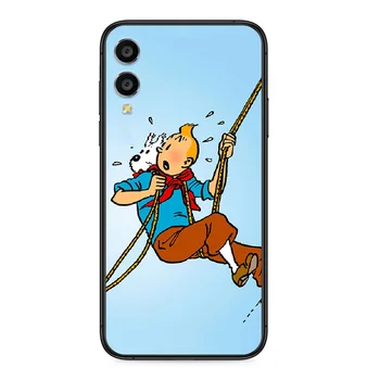 Francúzsko Adventures of Tintin Telefón puzdro Na Huawei Honor 6A 7A 7C 8 8A 8X 9 9X 10 10i 20 Lite Pro Hrať black Späť Trend Shell