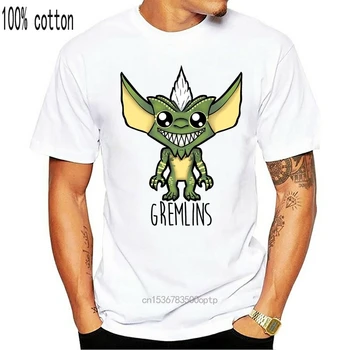 Gremlin Roztomilý Vecička Gremlins Prúžok Mogwai Grafické Znázornenie Inšpiroval T-shirt