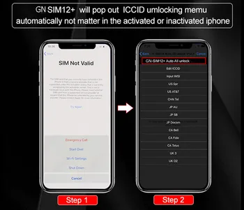 10 ks/Veľa GN SIM Unlock Pre IPhone SIM IOS 14 15 Pre iPhone 12 PRO MAX 11 PRO MAX 11 PRO 11 XR XS Max XS