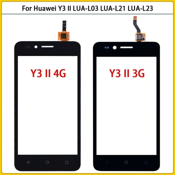 Nové Y3 II Dotykový displej Pre Huawei Y3II 2 LUA-L03 LUA-L21 LUA-L23 Dotykový Panel Digitalizátorom. Senzor Predné Sklo Objektívu Nahradiť