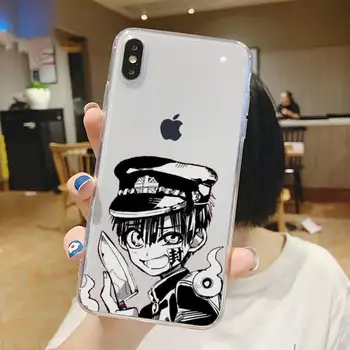 Wc Viazaný Hanako kun anime, manga Telefón Prípade Transparentné mäkké Pre iphone 5 5s 5c se 6 6 7 8 11 12 plus mini x xs xr pro max