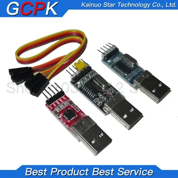 3ks/lot =1PCS PL2303HX+1PCS CP2102+1PCS CH340G USB TTL pre arduino PL2303 CP2102 5PIN USB na UART TTL Modul