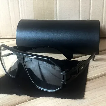 KAPELUS FSunglasses značky ull čierny rám slnečné okuliare retro ploché zrkadlo optického zrkadla slnečné Okuliare farba B6240