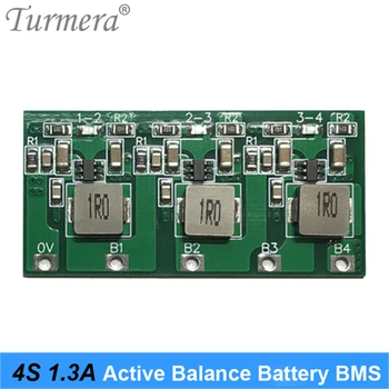 Turmera 2S 3S 4S 8.4 V 12,6 V 18650 Li 1.3 Aktívny Ekvalizér Balancer 32700 Lifepo4 Batérie Prenos Aktívne Saldo Rada BMS