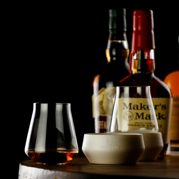 Francúzsko Kuchár & Sommelier Luk Šíp Whisky Sklo Ľadový Dráha Držiteľ Nastaviť Odhaliť Až Kwarx Crystal Whisky Poháre Pitie Vína Pohár