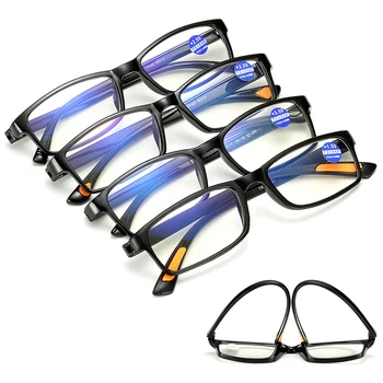 TR90 Anti Modré Svetlo Ultra-ľahké A Ultra-ťažké Čítanie Okuliare Pre Mužov A Ženy S Anti-modré Svetlo Povlak Ochrana Očí