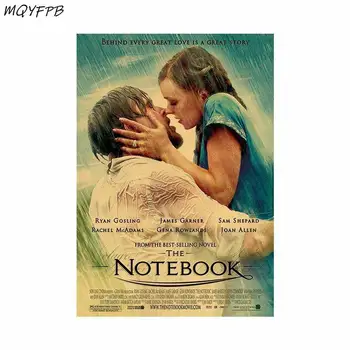 Klasické Filmy TheNotebook Kraft Papier Plagát Na Stenu, Dekorácie Maľovanie Výrobkov Pre Domácnosť