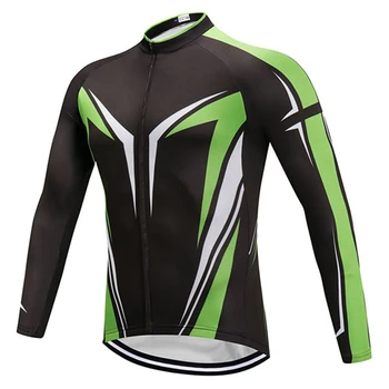 Jar pánskej módy dlhé rukávy priedušná športové trend cyklistika dres vyhovovali racing team jednotné cyklistika dres bunda jacket