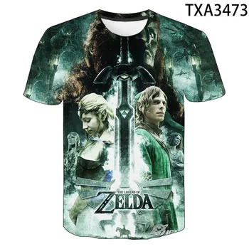 Hry Zelda 2020 Nové Letné 3D T shirt Chlapec Dievča Deti Streetwear Módy Muži, Ženy, Deti Vytlačené T-shirt Pohode Topy Čaj