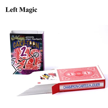 Magic Cartoon Cardtoon Palube Kúzla Pack Hraciu Kartu Toon Animácie Predpoveď Zábavné Kúzlo Magic Rekvizity Trik G8029
