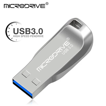 Vysokorýchlostné USB 3.0 Kovové Flash 16GB 32GB 64GB 128GB kl ' úč Vodeodolný usb flash disk Pero Flashdisky