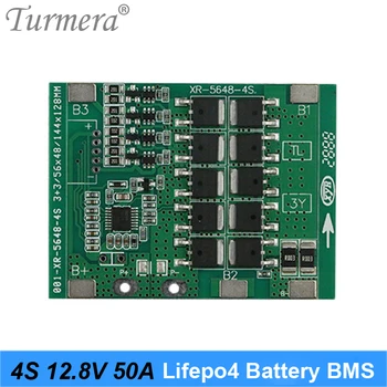 4S 50A 12.8 V 14,4 V 32650 32700 Lifepo4 Batérie BMS Rada pre Solárny Panel alebo Elektrický Čln Neprerušené Napájanie 12V