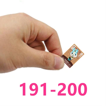 Mini Card Zvierat Croxxing 191~200 Amxxbo Ntag215 Čip NFC Hry, Karty Pre NS Prepínač