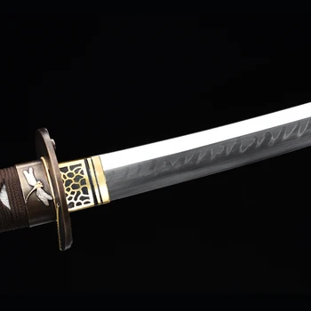 Ručné Japonský Meč vysoko kvalitné samuraj Katana T10 Ocele Čepeľ Hliny Tvrdené S Reálnymi Hamon Ostré ako Britva
