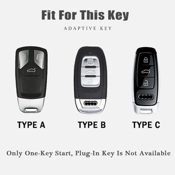 Nový Príchod Na Audi Kľúč, Kryt Prípade Chránič Pre Audi A6 A5 Q7 S4 S5 A4 B9 Q7 A4L 4m TT TTS Auto Kľúč, Kryt Držiaka Plášťa Pokožky