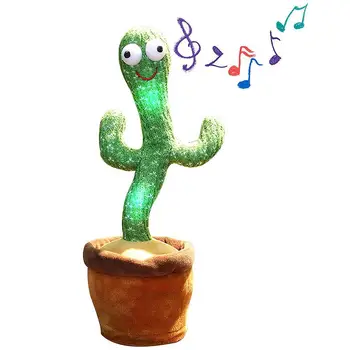 Spievať & nahrať Kaktus Plyšové Hračky Elektronické Shake Tanec hračky plyšové roztomilý Tanec Kaktus rannom Detstve, Hračky Pre deti,