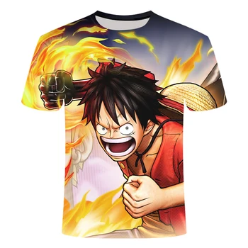 Hot Predaj Klasických Anime Jeden Kus 3D Vytlačené T-shirt Muži/Ženy, Športové Príležitostných O-Krku Streetwear Tričko Harajuku Hip Hop Móda