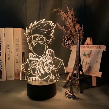 3D Anime 7 Farieb LED stolná Lampa Dotykový Spínač Praktické Multi-funkčné Odolné Nočné Svetlo Darček pre Deti Spálne
