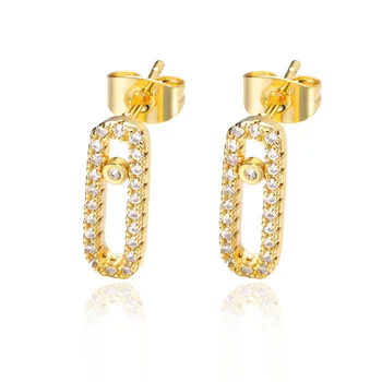 Jednoduché Geometrické Earings Módne Šperky Dlho Bar Stud Náušnice Pre Ženy Bridesmaid Darček Telo Šperky BFF